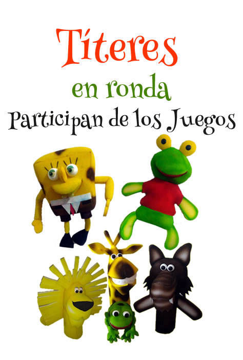 animaciones infantiles a domicilio en palermo con titeres sapo pepe bob esponja y otros