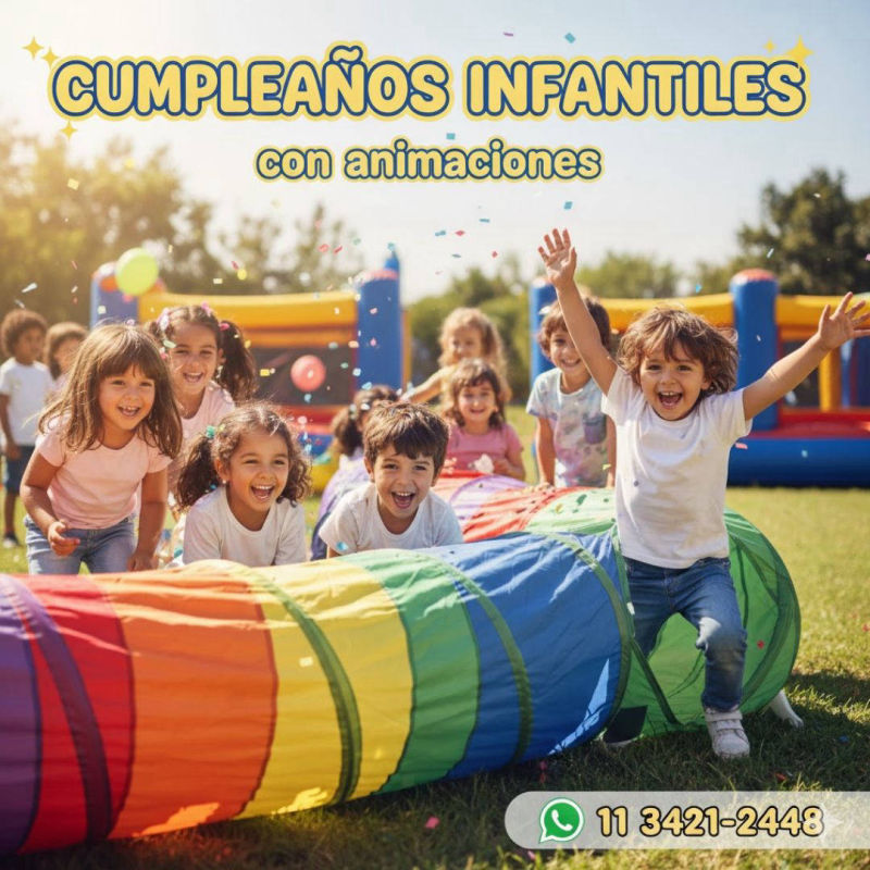 CUMPLEAÑOS INFANTILES CON ANIMACIONES