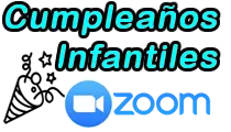 CUMPLEAÑOS INFANTILES POR ZOOM VIRTUALES  ZOOMPLEAÑOS