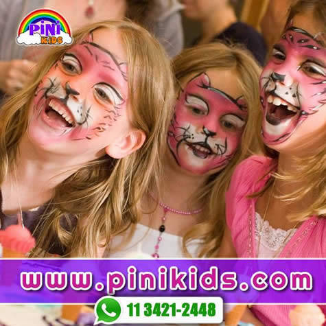 Maquillaje Pinta Caritas para Cumpleaños en animaciones infantiles Pinikids