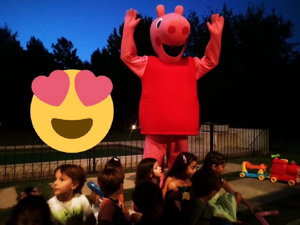 peppa pig cumpleaños en plazas y parques 