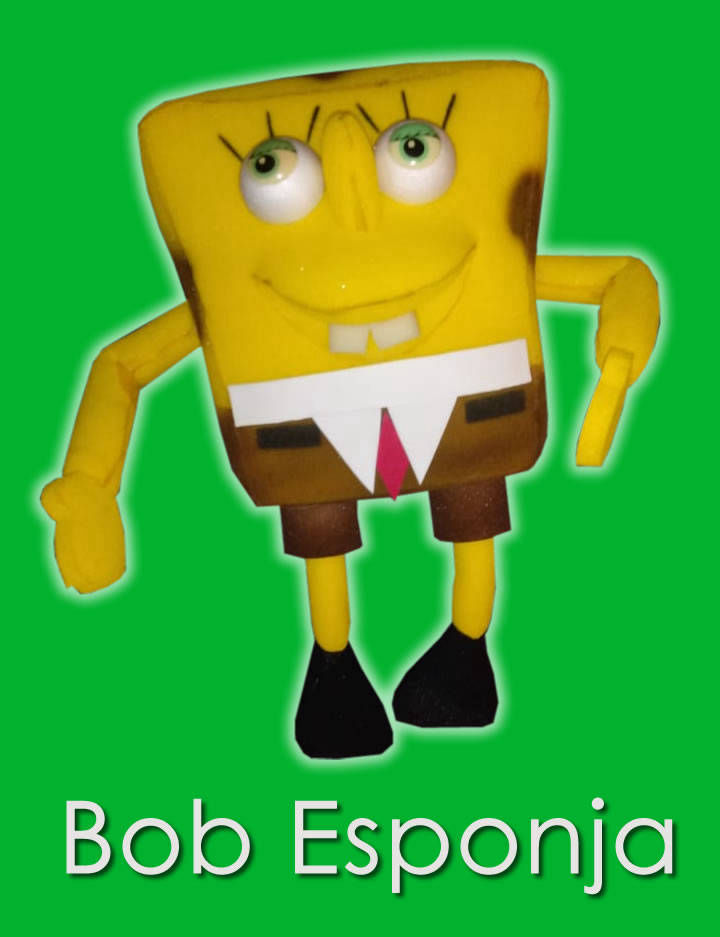Bob Esponja Títere para Animaciones Cumpleaños Infantiles