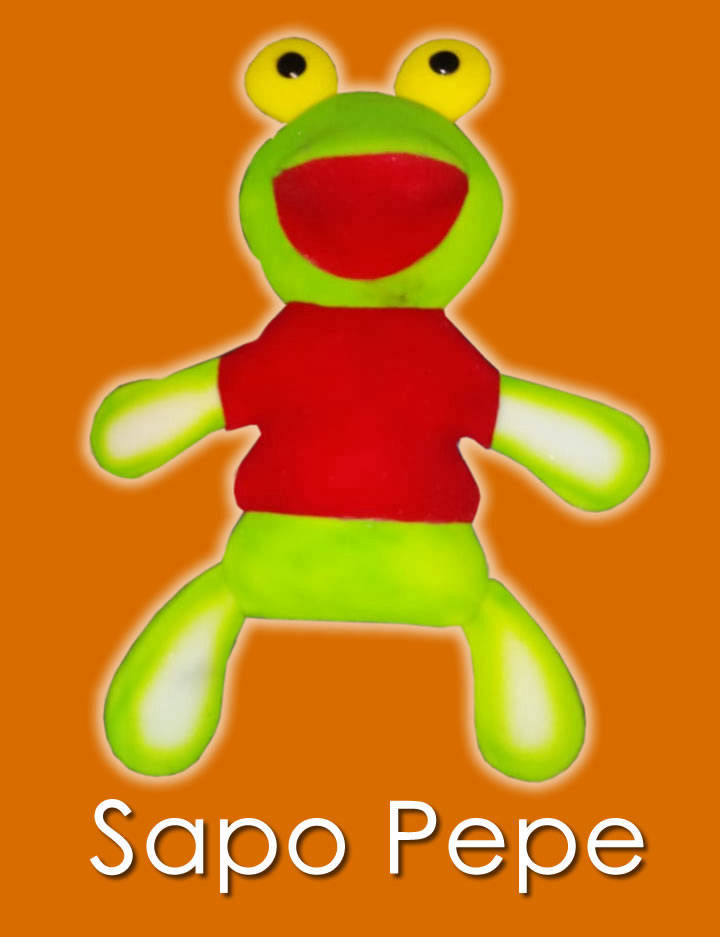 Sapo Pepe Títere para Animaciones Cumpleaños Infantiles