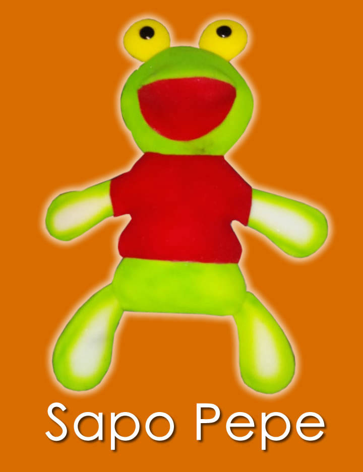 Sapo Pepe Títere para Animaciones Cumpleaños Infantiles